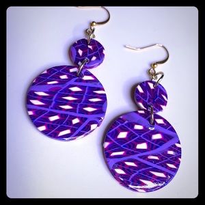 Handmade boho geometric earrings (a1024) New